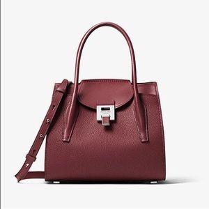 Michael Kors Collection Bancroft Pebbled Satchel